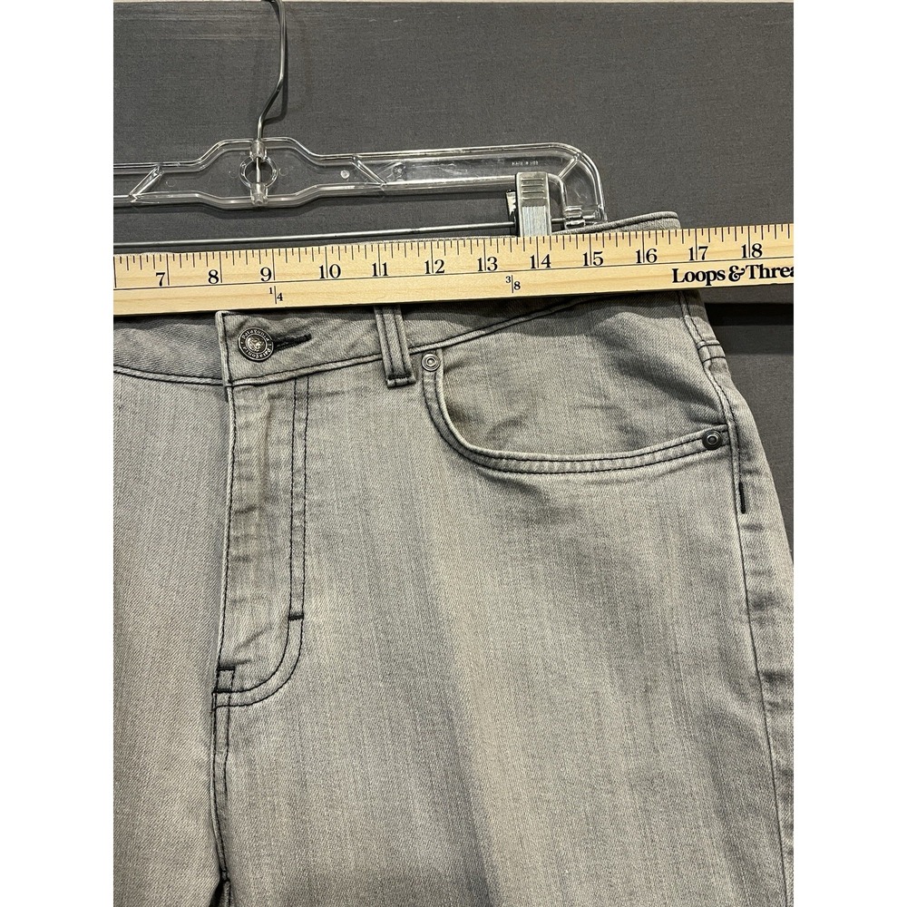 Patagonia Jeans Men's 34x31 Gray Straight Leg Stretch Denim Pants Light Wash - Picture 10 of 15